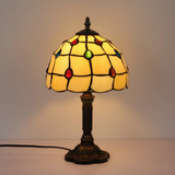 Art Deco stílusú üveg asztali lámpa