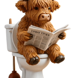 🐮Adventi naptár a Highlanderrel 2025 🎄✨ – Kézzel készült 3D baba Highlanderrel (24 darab)