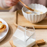 Kompakt üveg bögre tejkarton formában