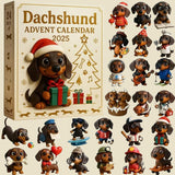 🐾🐾 Dachshund Karácsonyi naptár 2025