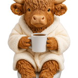 🐮Adventi naptár a Highlanderrel 2025 🎄✨ – Kézzel készült 3D baba Highlanderrel (24 darab)