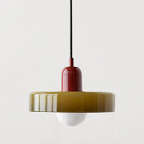 Bauhaus Színes Üveg Függőlámpa