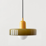 Bauhaus Színes Üveg Függőlámpa