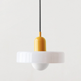 Bauhaus Színes Üveg Függőlámpa