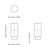 Japán selyem asztali lámpa