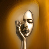 ÉszakiGondolkodó | Absztrakt Gyanta Szobor