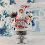 Ülő-álló Mikulás figura