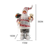 Ülő-álló Mikulás figura