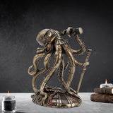 Polip™ - Retro-futurista steampunk polip szobor