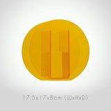 Élénk akril geometriai virágvázák