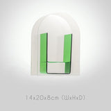 Élénk akril geometriai virágvázák