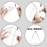 Üveges fali terrárium készlet 3 darabban