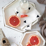 Rusztikus fa tálca szett