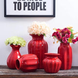 Üveg vázák Scarlet Elegance Curve