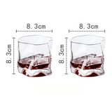 Átalakító textúrájú whiskey pohár szett