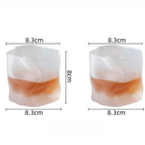 Átalakító textúrájú whiskey pohár szett