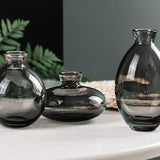 Rousseau üveg vázák trió